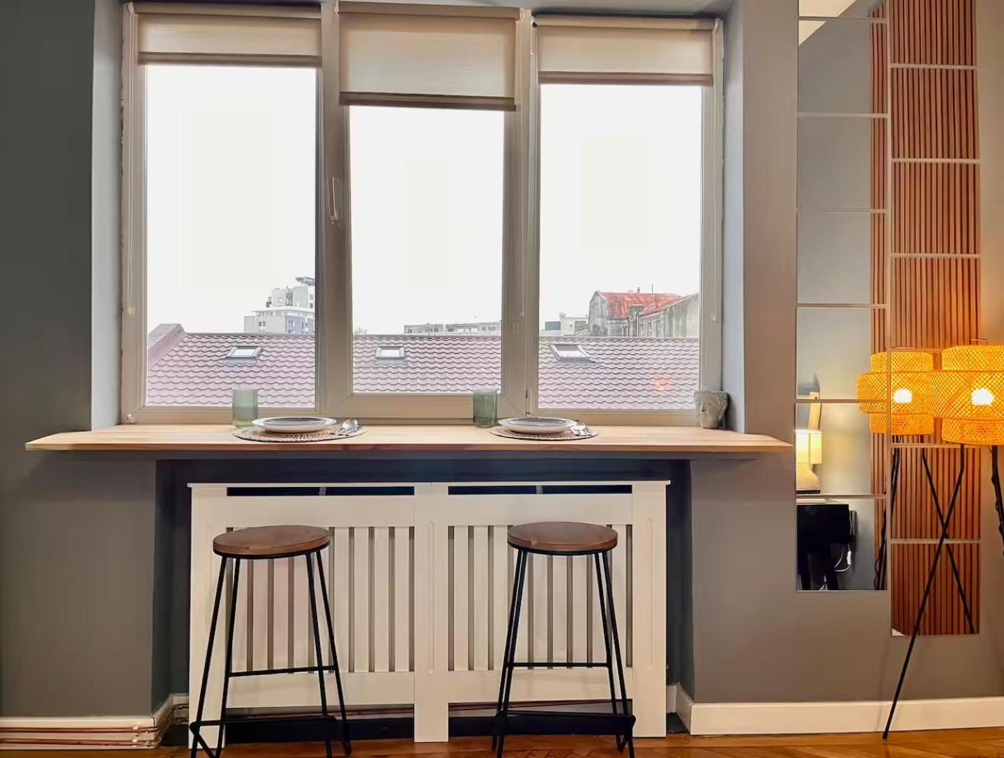 Woodie Studio With Premium Comfort By Piata Unirii Bucureşti Eksteriør bilde