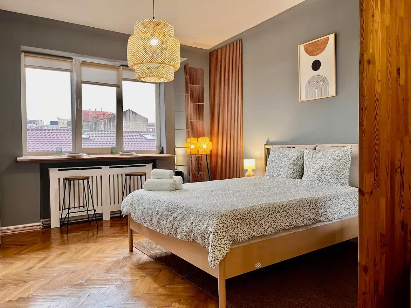 Woodie Studio With Premium Comfort By Piata Unirii Bucureşti Eksteriør bilde